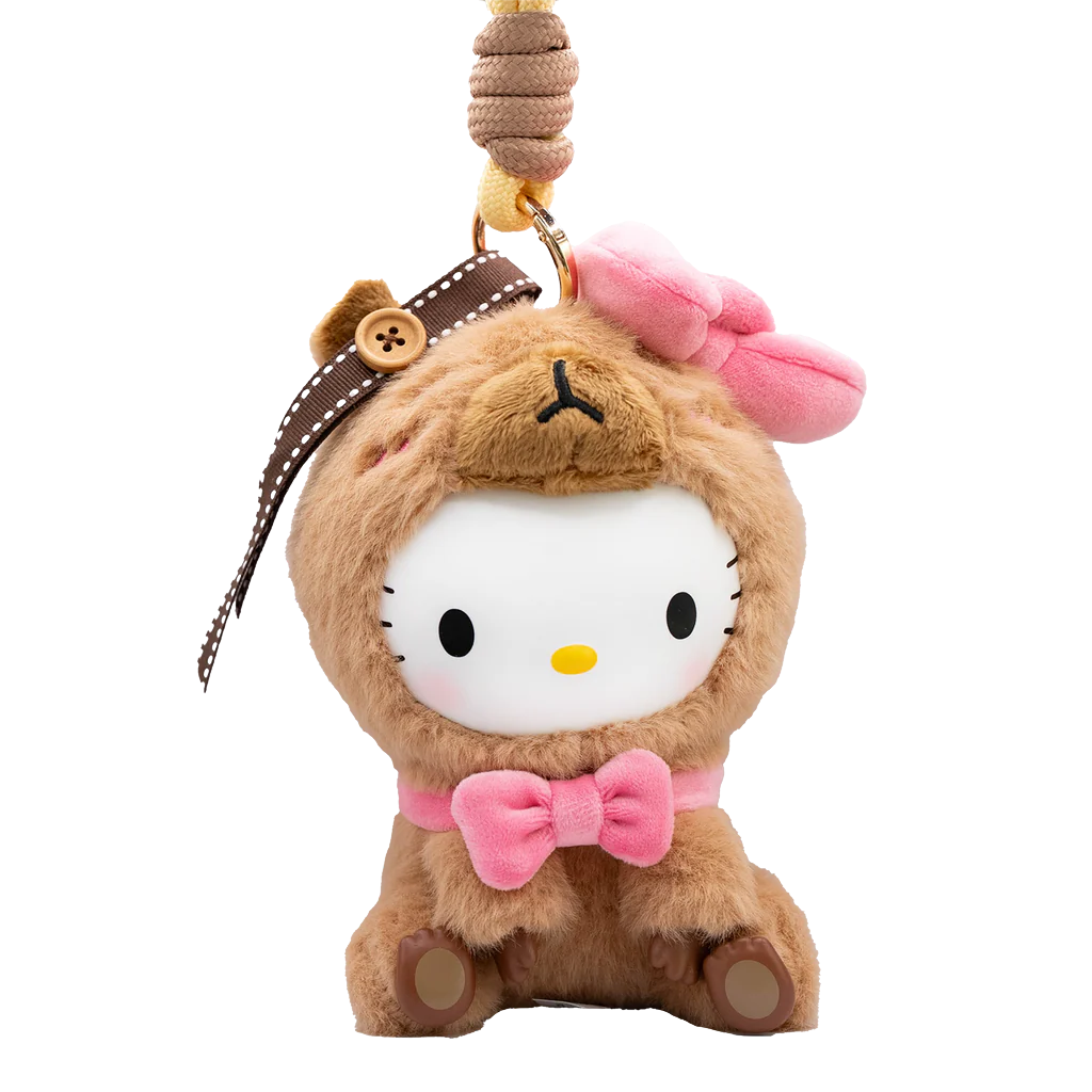 Sanrio Zen Forest Capybara Series Plush Doll - Hello Kitty