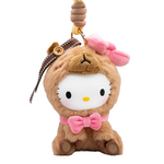 Sanrio Zen Forest Capybara Series Plush Doll - Hello Kitty