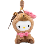 Sanrio Zen Forest Capybara Series Plush Doll - Hello Kitty