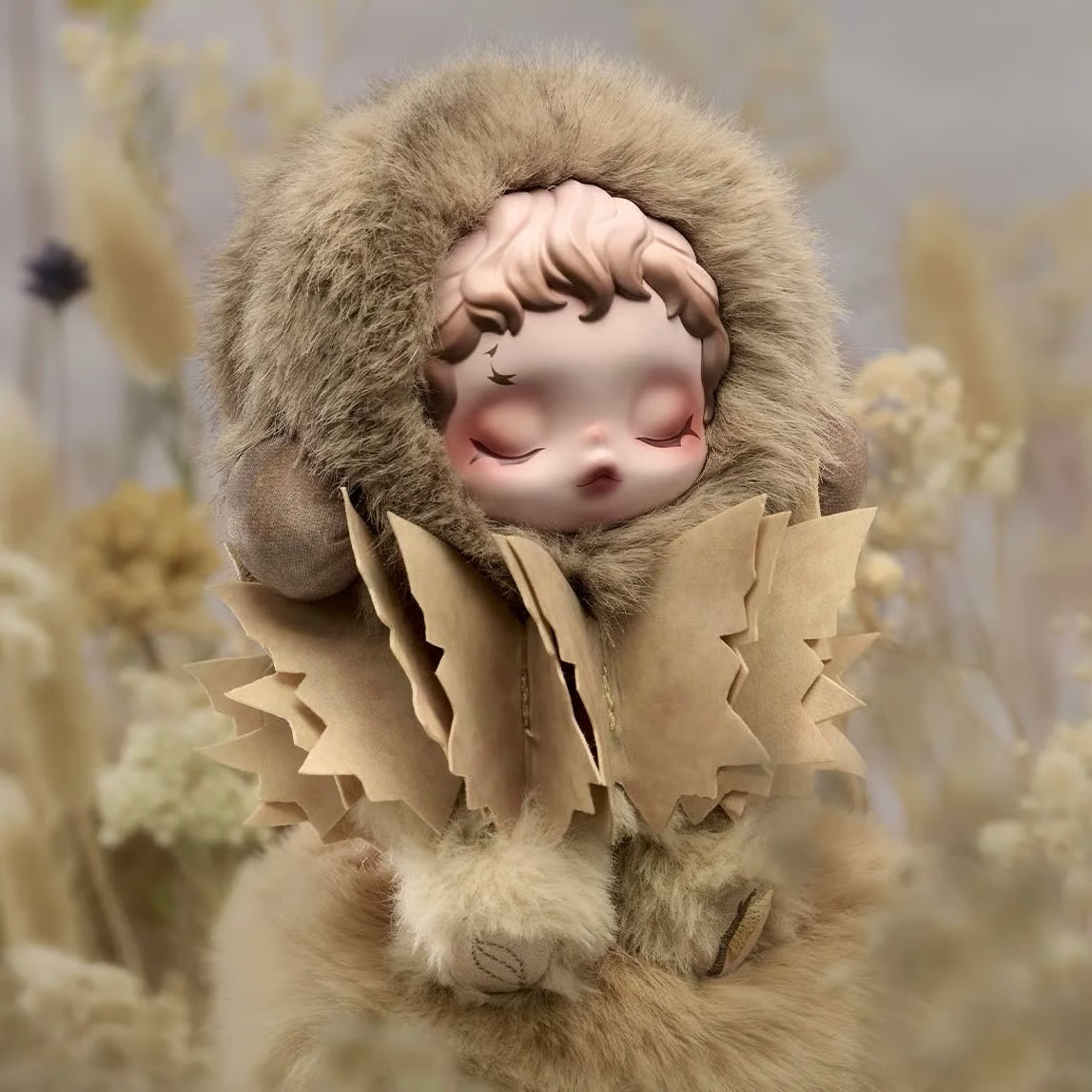 SKULLPANDA L'impressionnisme Series Plush Doll - Teakwood